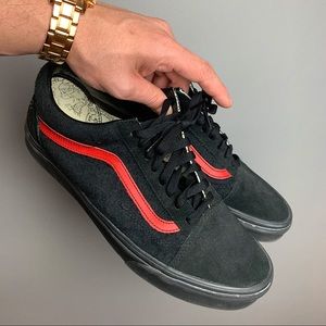 Mickey Mouse Black and Red Vans Disney Collab